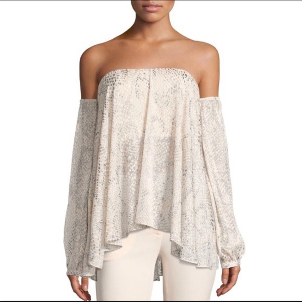 Haute Hippie My Amour Off The Shoulder Blouse NWOT